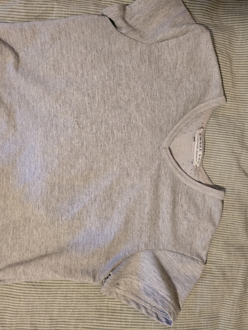Smart Set Light Gray Crewneck Tee